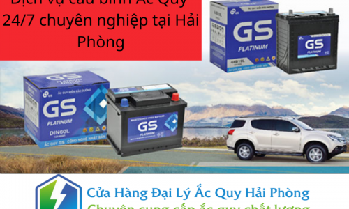 Dịch vụ câu bình Ắc Quy 24/7 chuyên nghiệp tại Hải Phòng